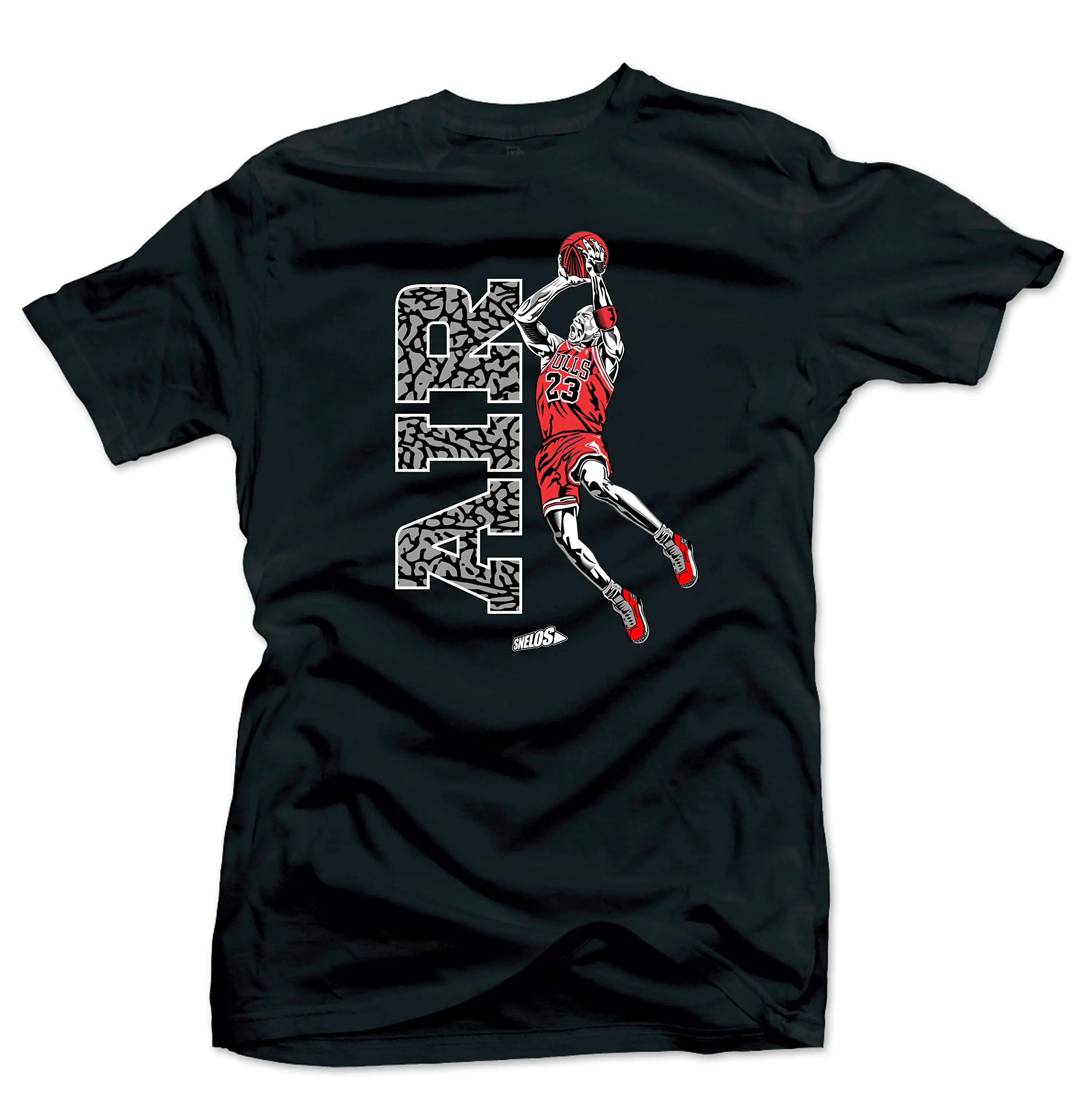 Shirt to Match Jordan Retro 3" Red Cement 2020 Sneaker Tees (Jordan Retro 3 Red Cement Match Shirts- Jordan Retro 3 Red Cement Match Shirts- AIR (Black) 3XL)